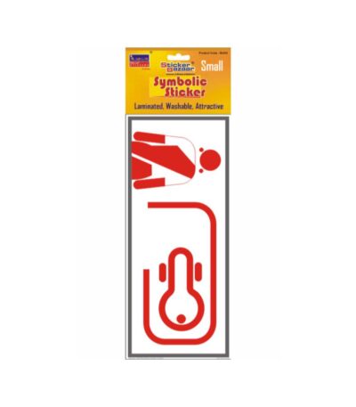 Ladies Toilet Small Symbolic Sticker