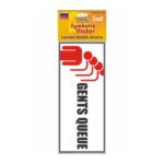 Gents Queue Small Symbolic Sticker