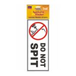 Do Not Spit 1 Small Symbolic Sticker