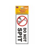Do Not Spit 1 Small Symbolic Sticker