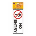 No Entry Small Symbolic Sticker