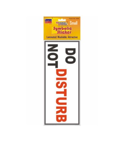 Do Not Disturb Small Symbolic Sticker