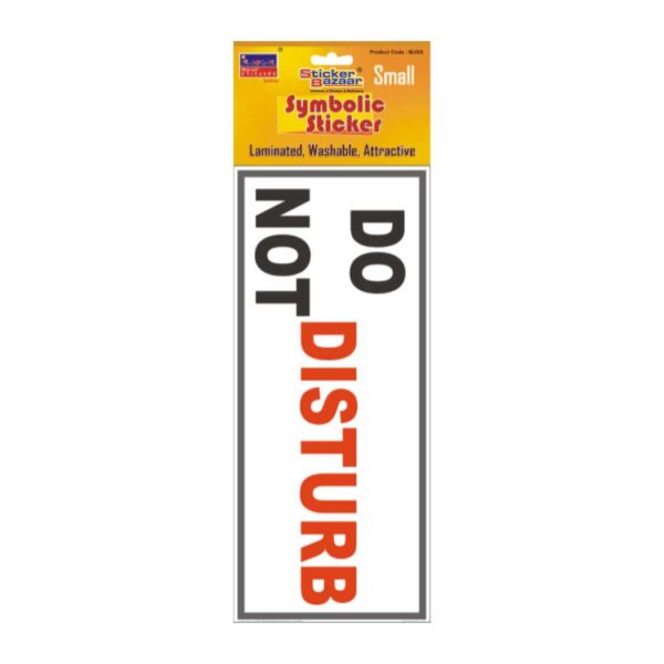 Do Not Disturb Small Symbolic Sticker