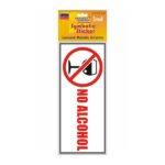 No Alcohol Small Symbolic Sticker