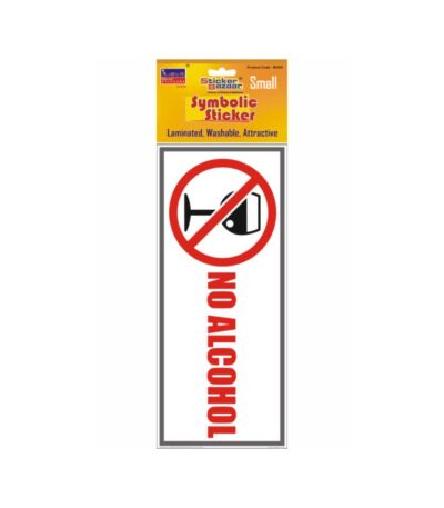 No Alcohol Small Symbolic Sticker