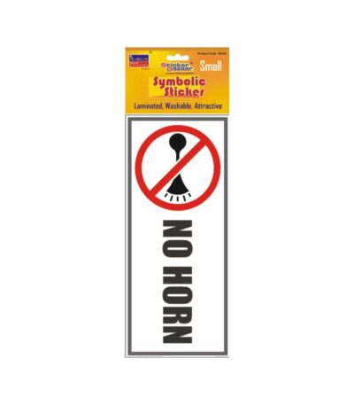 No Horn Small Symbolic Sticker