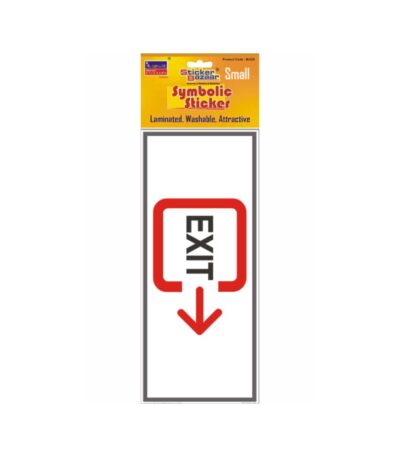Exit Small Symbolic Sticker