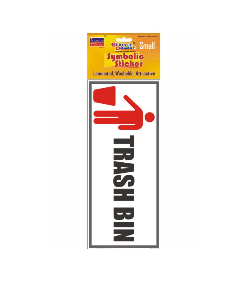 Trash Bin Small Symbolic Sticker