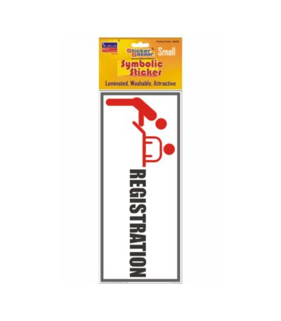 Registration Small Symbolic Sticker