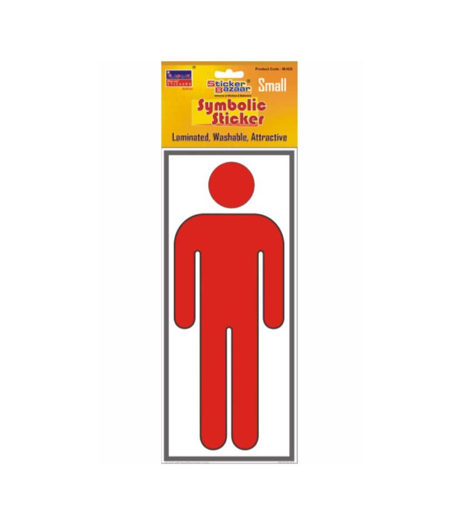 Gents Without Name Small Symbolic Sticker