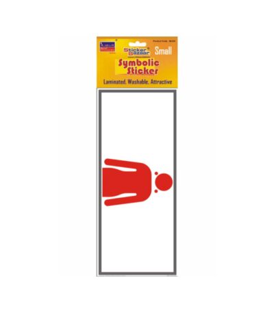 Ladies Half Small Symbolic Sticker