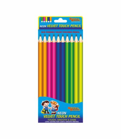 Neon Velvet Coated Pencil