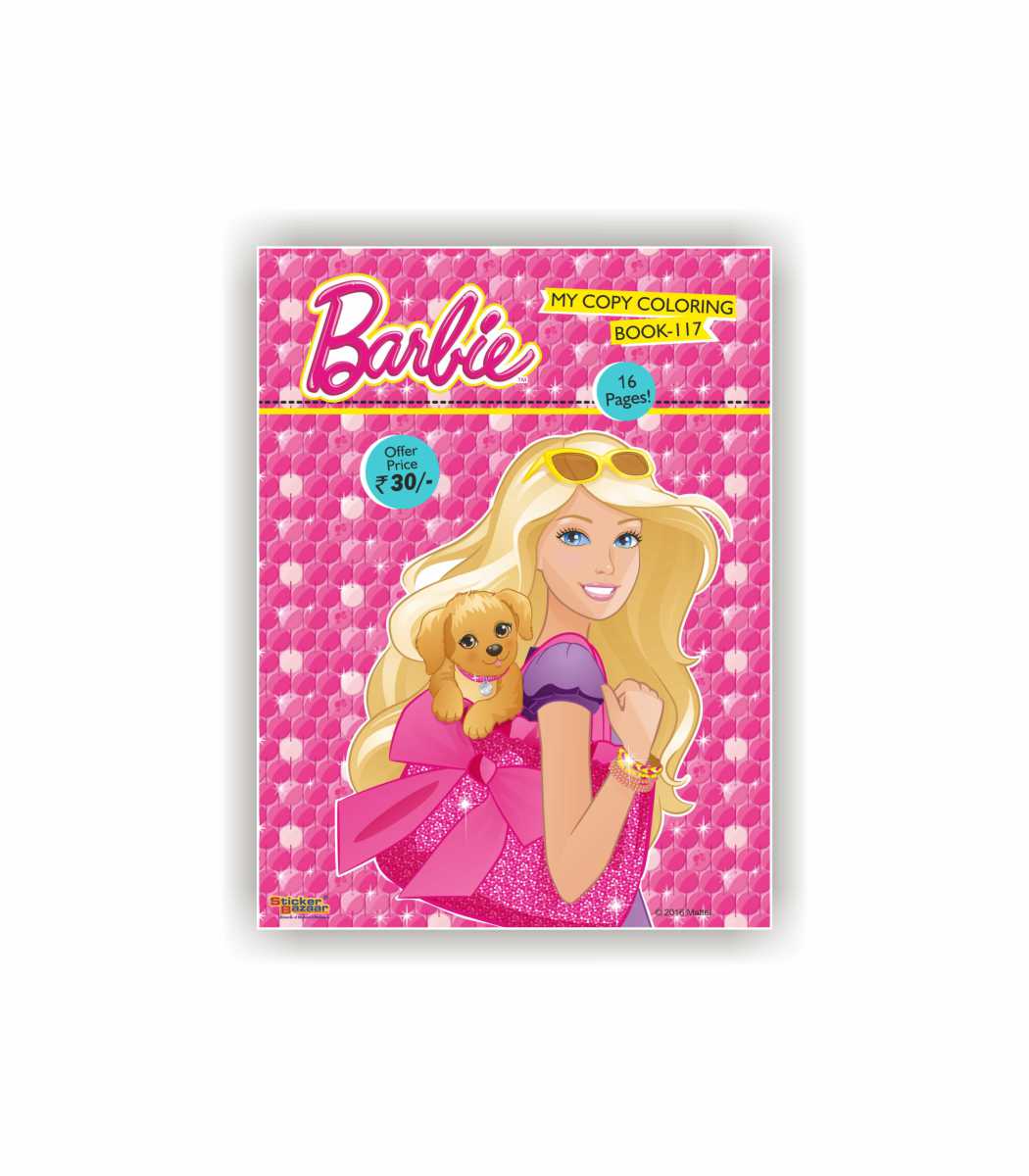 Barbie My Copy Coloring Book