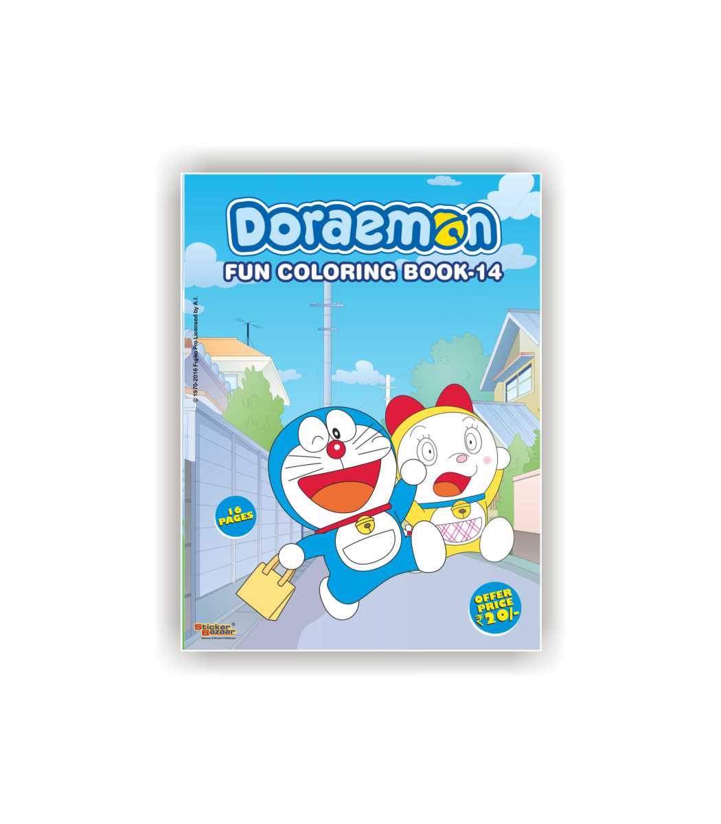 Doraemon Fun Coloring Book