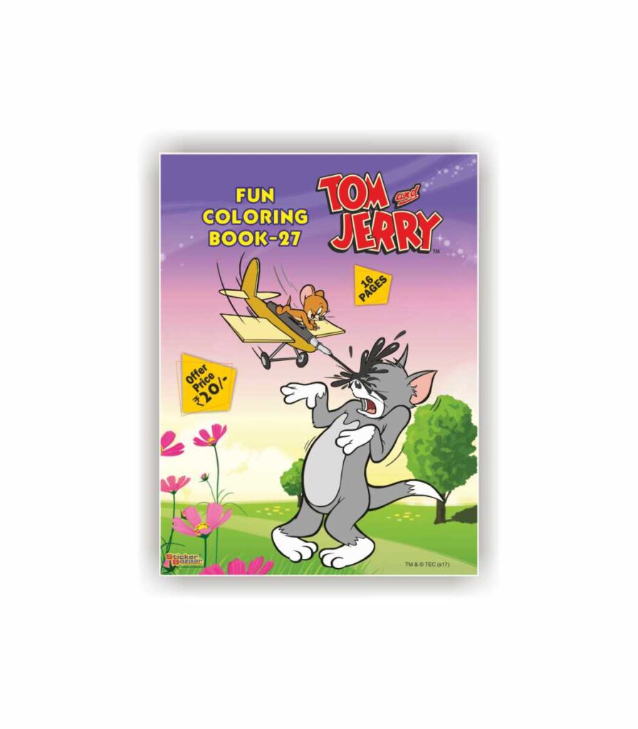 Tom & Jerry Fun Coloring Book
