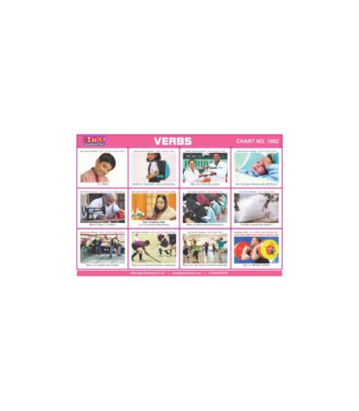 M-Stick Educational Chart 1002 Verbs