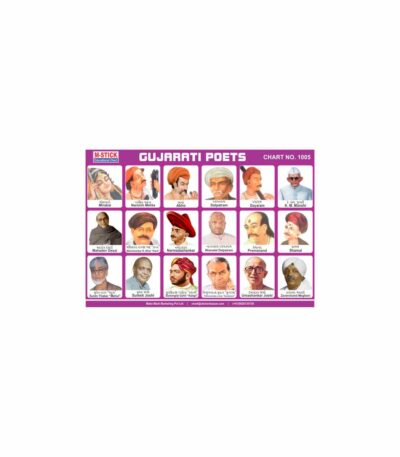M-Stick Educational Chart 1005 Gujarati Poets