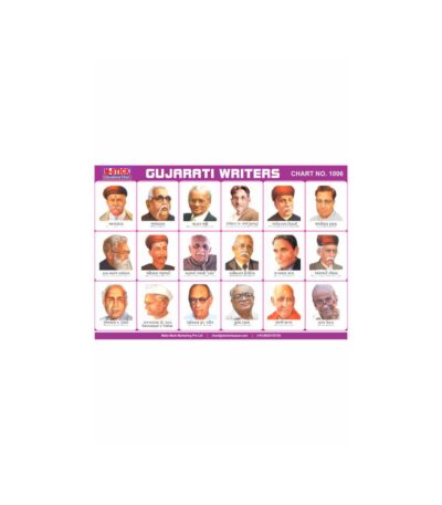 M-Stick Educational Chart 1006 Gujarati Writers