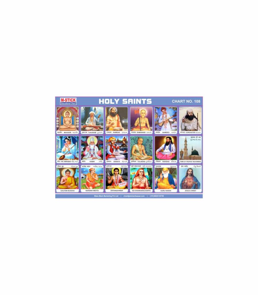 M-Stick Educational Chart 108 Holy Saints
