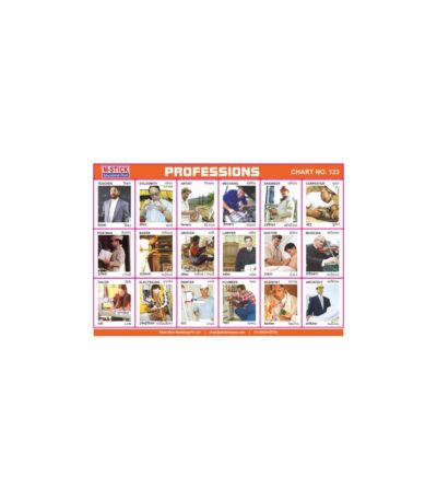 M-Stick Educational Chart 123 Professions