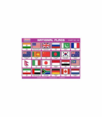 M-Stick Educational Chart 145 National Flags