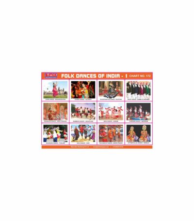 M-Stick Educational Chart 172 Folk Dances Of India-1