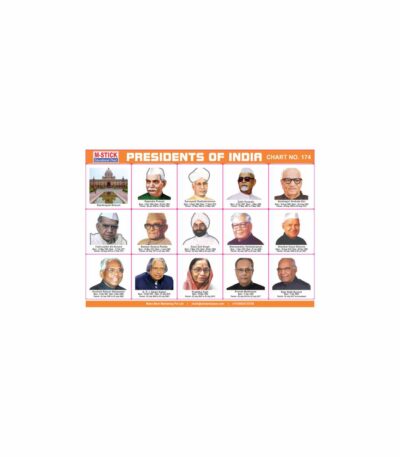 M-Stick Educational Chart 174 Presidents of India