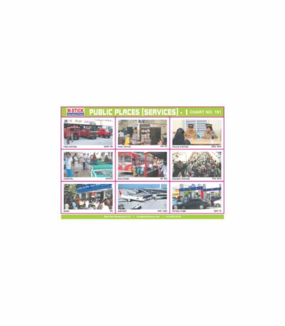 M-Stick Educational Chart 191 Public Places (Services)-1
