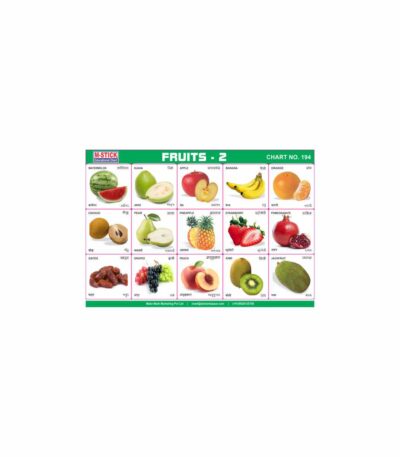 M-Stick Educational Chart 194 Fruits-2