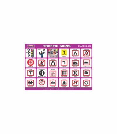 M-Stick Educational Chart 233 Traffic Signs
