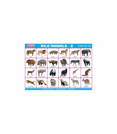M-Stick Educational Chart 252 Wild Animals-2