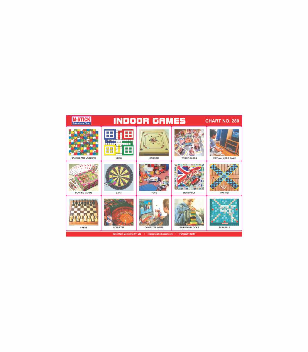 M-Stick Educational Chart 280 Indoor Games