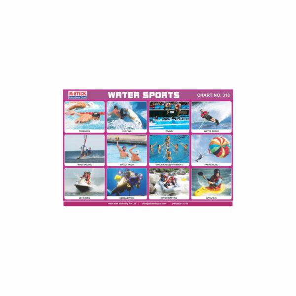 M-Stick Educational Chart 318 Water Sports