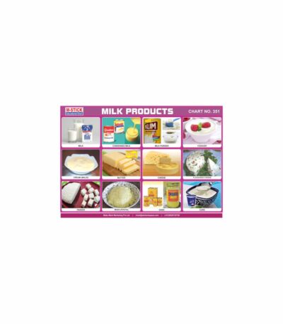 M-Stick Educational Chart 351 Milk Products