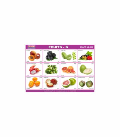 M-Stick Educational Chart 396 Fruits-6