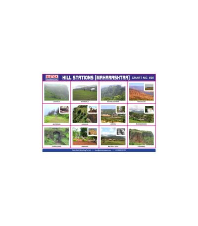 M-Stick Educational Chart 508 Hill Stations (Maharashtra)