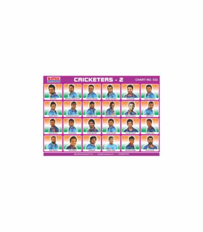M-Stick Educational Chart 532 Cricketers-2
