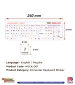 Sticker Bazaar English Keyboard Sticker