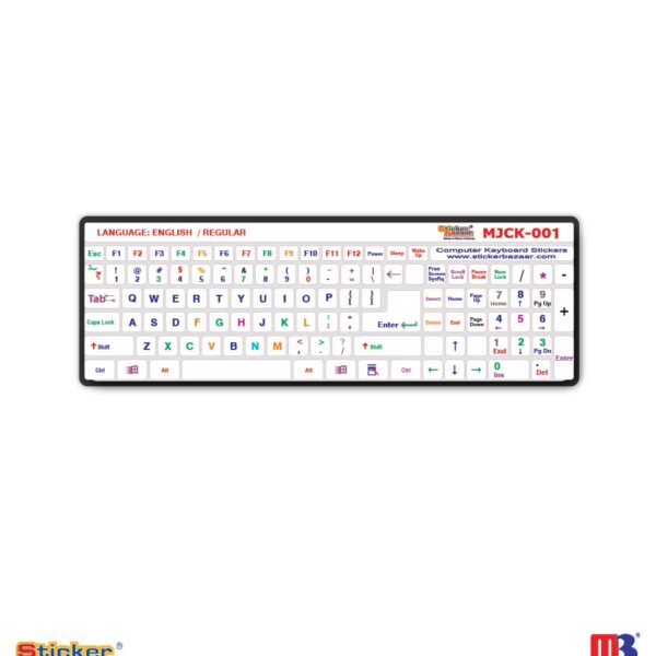 Sticker Bazaar English Keyboard Sticker