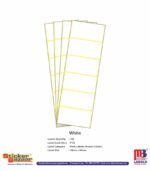 M3 Plain Labels P21 White