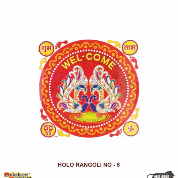 Sticker Bazaar Holo Rangoli HR5