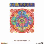 Sticker Bazaar Holo Rangoli HR13 with Header