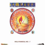 Sticker Bazaar Holo Rangoli HR7 with Header