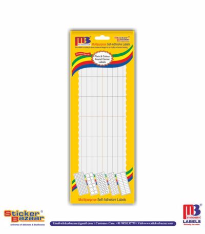 M3 Plain Labels P301 Transparent Cheque Secure Front