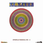 Sticker Bazaar Holo Rangoli SR4 with Header