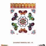 Sticker Bazaar 24 Karat Rangoli KR10 with Header