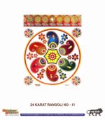 Sticker Bazaar 24 Karat Rangoli KR11 with Header
