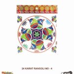 Sticker Bazaar 24 Karat Rangoli KR4 with Header