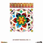 Sticker Bazaar 24 Karat Rangoli KR9 with Header