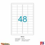 M3 A4 Inkjet/Laser Labels MI 55 White